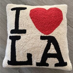 I Love LA Throw Pillow from Kitson